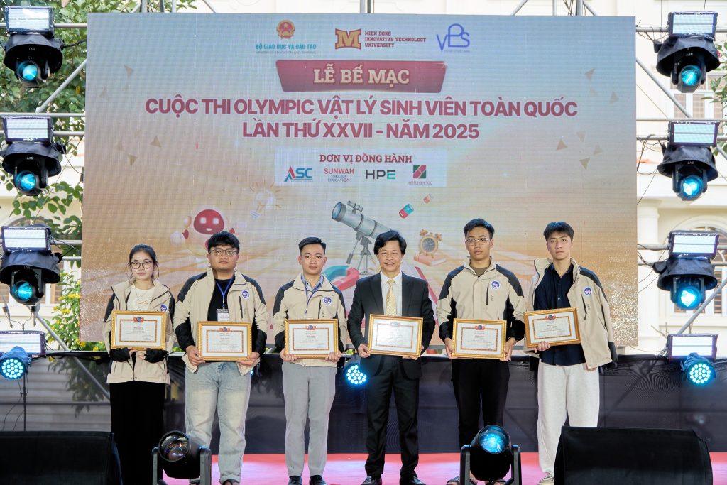 Lễ bế mạc và trao giải Cuộc thi Olympic Vật lý Sinh viên toàn quốc lần thứ XXVII – Năm 2025
