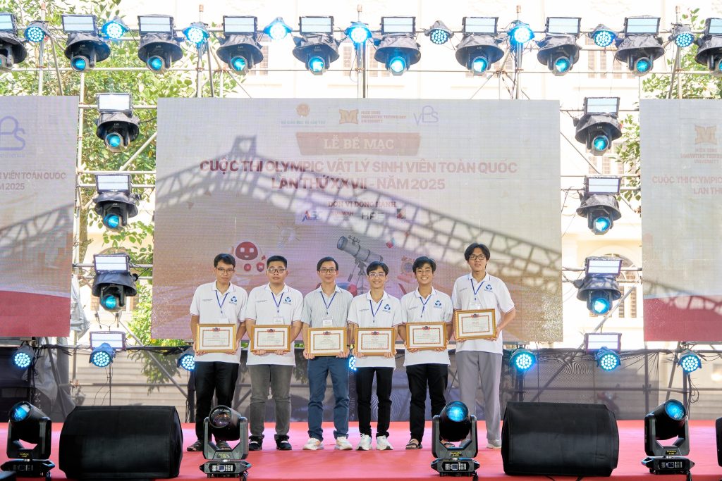 Lễ bế mạc và trao giải Cuộc thi Olympic Vật lý Sinh viên toàn quốc lần thứ XXVII – Năm 2025