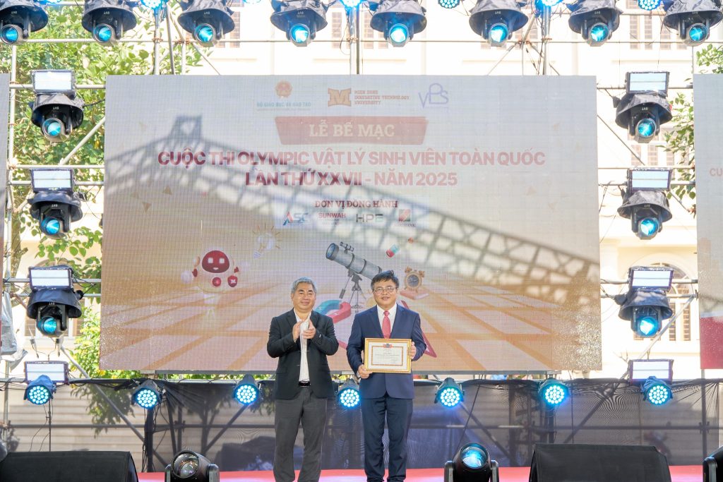 Lễ bế mạc và trao giải Cuộc thi Olympic Vật lý Sinh viên toàn quốc lần thứ XXVII – Năm 2025