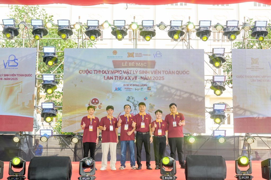 Lễ bế mạc và trao giải Cuộc thi Olympic Vật lý Sinh viên toàn quốc lần thứ XXVII – Năm 2025