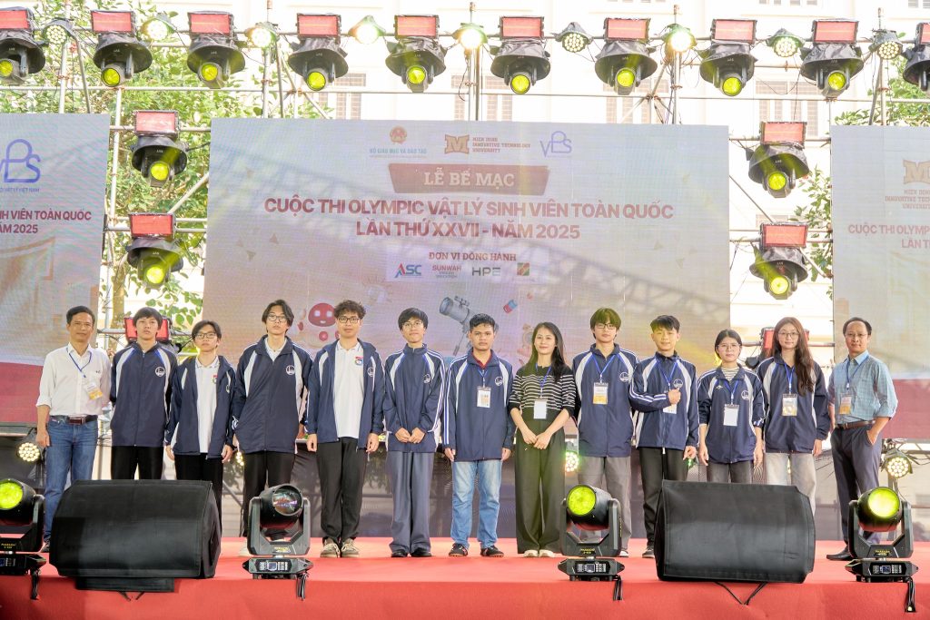 Lễ bế mạc và trao giải Cuộc thi Olympic Vật lý Sinh viên toàn quốc lần thứ XXVII – Năm 2025