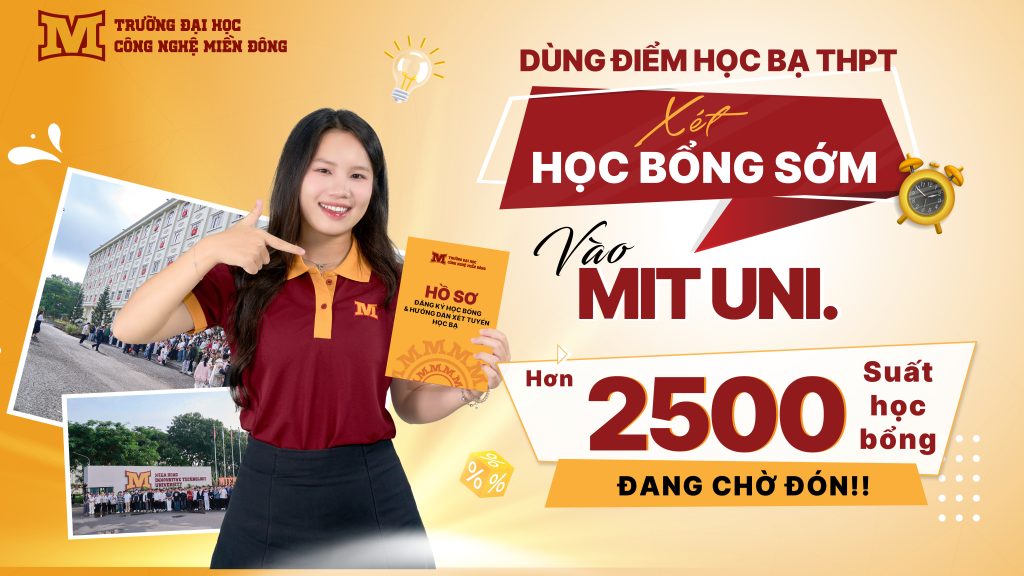 Trường Đại học Công nghệ Miền Đông công bố các phương thức xét tuyển đại học năm 2026