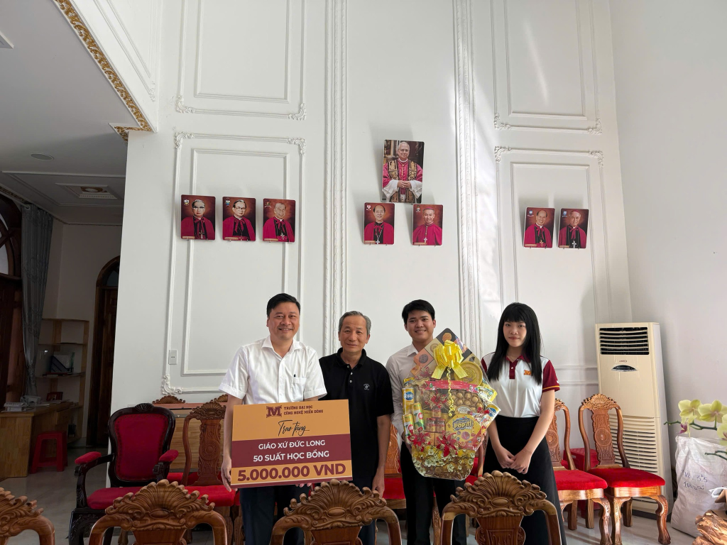 MIT Uni. trao tặng Học bổng và Ghế đá đến các Giáo xứ khu vực Đồng nai nhân dịp Tết bính ngọ 2026