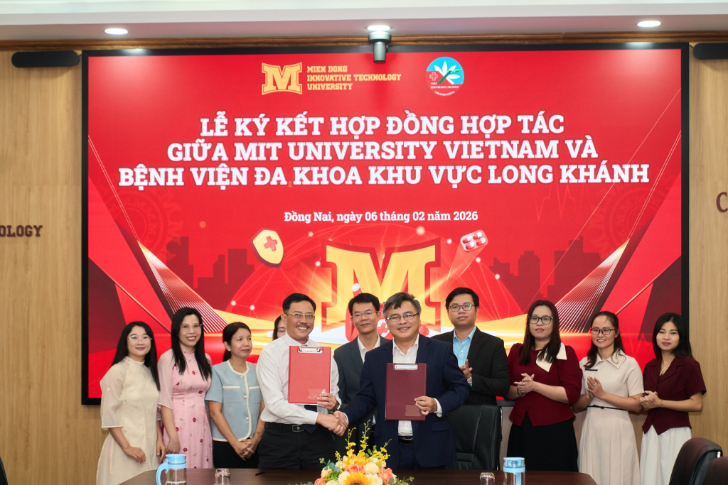 MIT Uni. ký kết hợp tác đào tạo thực hành với Bệnh viện Đa khoa Khu vực Long Khánh năm 2026
