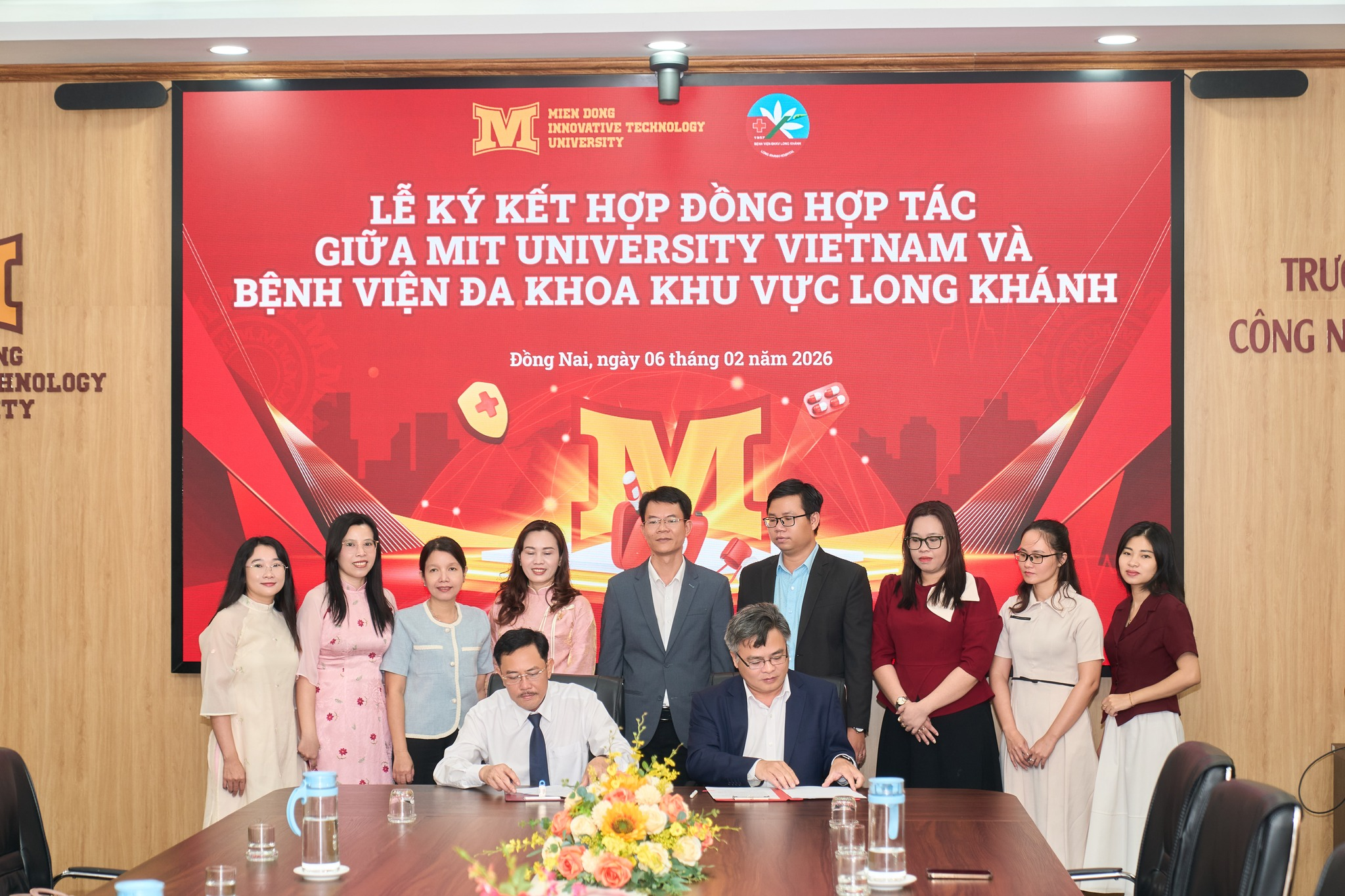 MIT Uni. ký kết hợp tác đào tạo thực hành với Bệnh viện Đa khoa Khu vực Long Khánh năm 2026