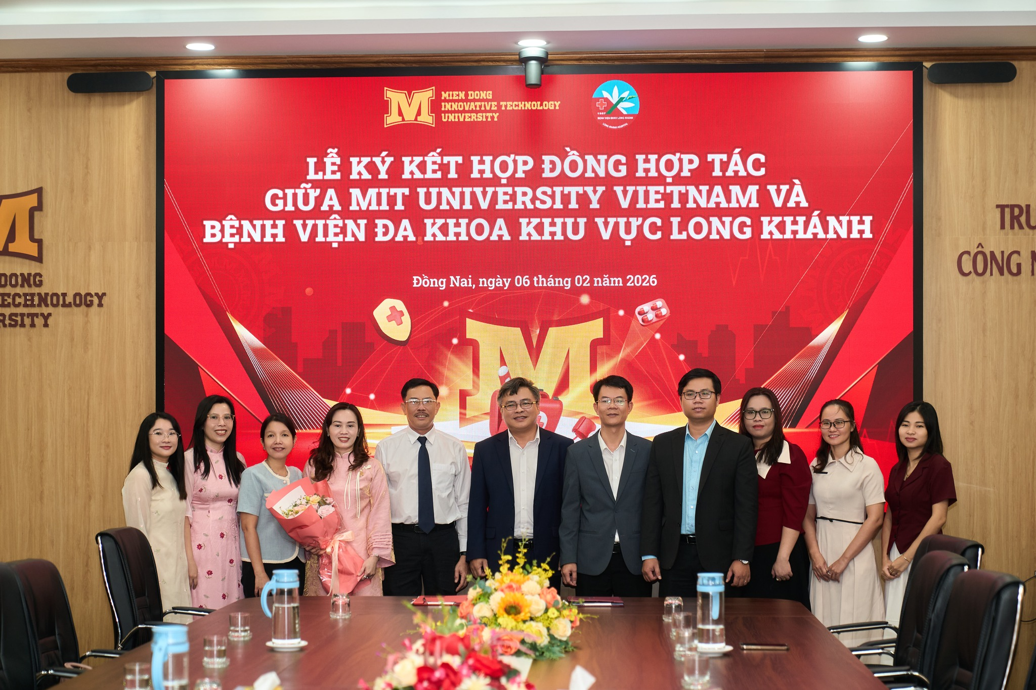 MIT Uni. ký kết hợp tác đào tạo thực hành với Bệnh viện Đa khoa Khu vực Long Khánh năm 2026