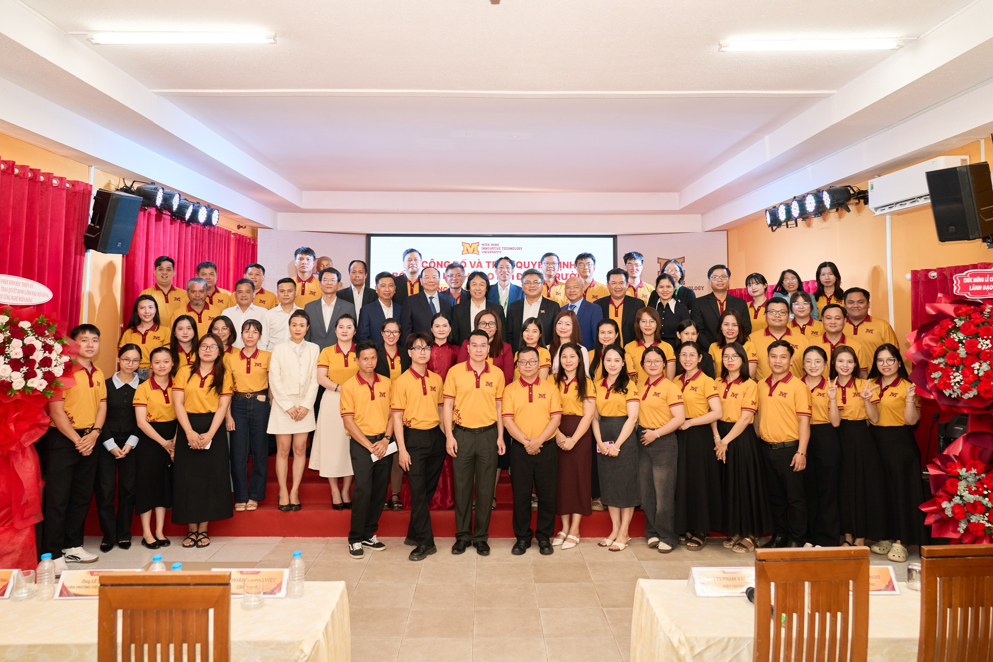 Trường đại học công nghệ miền đông tổ chức lễ Công bố và Trao quyết định bổ nhiệm Lãnh đạo hội đồng trường nhiệm kỳ 2024 – 2029