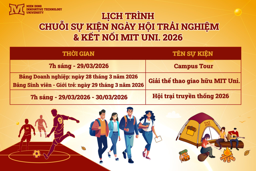 Rực lửa cùng Chuỗi sự kiện "Ngày hội trải nghiệm & Kết nối MIT Uni. 2026"