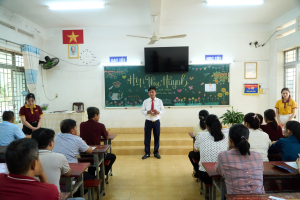 MIT Uni. mang thông tin tuyển sinh đến gần Phụ huynh THPT Dầu Giây