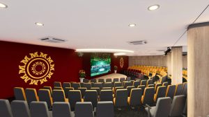 Một công trình mới đang được thi công tại Rose Building, MIT Uni.