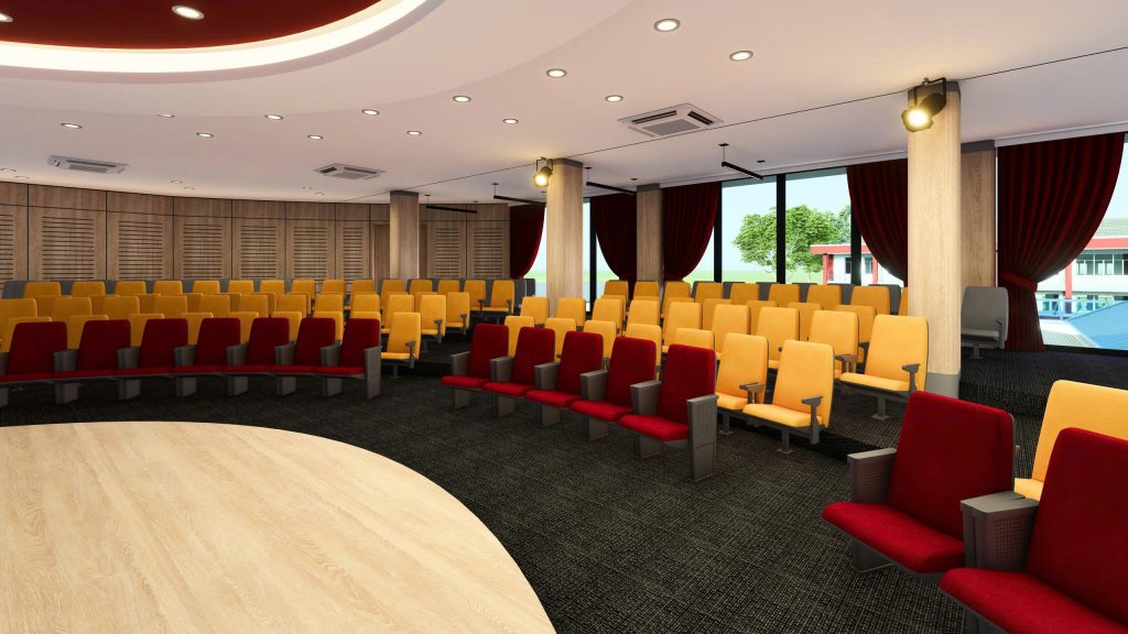 Một công trình mới đang được thi công tại Rose Building, MIT Uni.