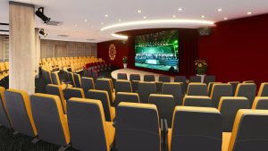Một công trình mới đang được thi công tại Rose Building, MIT Uni.