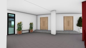 Một công trình mới đang được thi công tại Rose Building, MIT Uni.