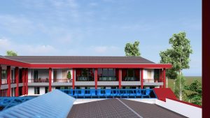 Một công trình mới đang được thi công tại Rose Building, MIT Uni.