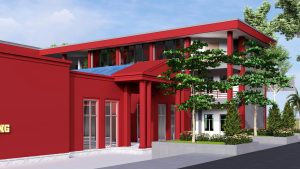 Một công trình mới đang được thi công tại Rose Building, MIT Uni.