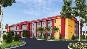 Một công trình mới đang được thi công tại Rose Building, MIT Uni.