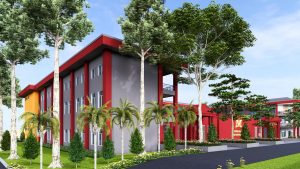 Một công trình mới đang được thi công tại Rose Building, MIT Uni.